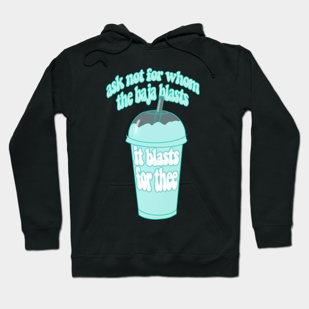 It blasts for thee Hoodie by goblinbabe